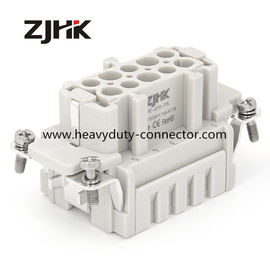 16A 10P FS เครื่องเชื่อมหนัก Cage Clamp Termination เปลี่ยน Weidmuller HDC HE ซีรีส์