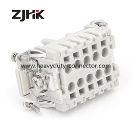16A 10P FS เครื่องเชื่อมหนัก Cage Clamp Termination เปลี่ยน Weidmuller HDC HE ซีรีส์