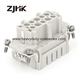16A 10P FS เครื่องเชื่อมหนัก Cage Clamp Termination เปลี่ยน Weidmuller HDC HE ซีรีส์